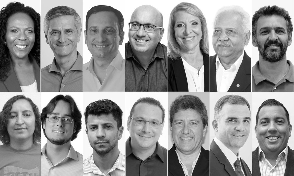 Candidatos a prefeito de Campinas nas eleições 2020 — Foto: Arte/G1