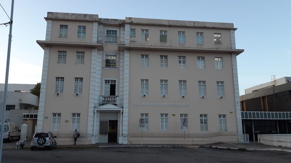 Hospital Universit&aacute;rio Onofre Lopes (HUOL) ter&aacute; 10 leitos de UTI dispon&iacute;veis para pacientes com Covid-19. &mdash; Foto: S&eacute;rgio Henrique Santos/Inter TV Cabugi