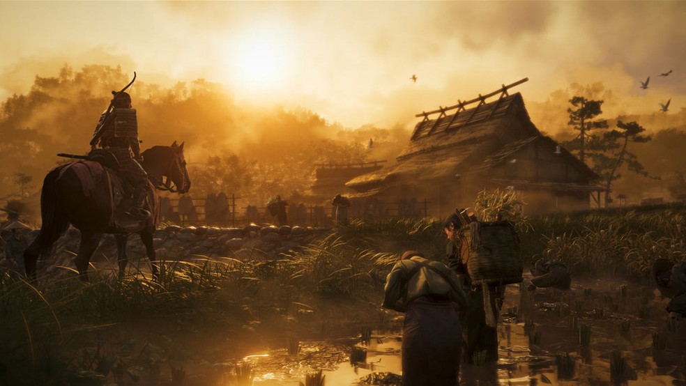 Cena de 'Ghost of Tsushima', exclusivo de PS4 (Foto: Divulgação)