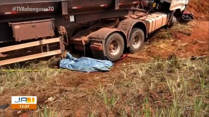 Motorista de caminhão que atingiu jovem em Araguaína é preso por dirigir embriagado