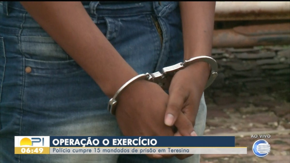 Operação cumpre mandados de prisão contra tráfico, estupro e homicídio em Teresina