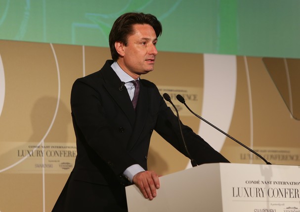 Axel Dumas, atual presidente da Hermès, em 2015, na Convenção Internacional de Luxo da Condé Nast. (Foto: Getty Images)