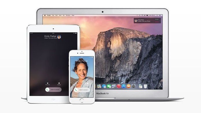 Continuity chegou com iOS 8 e Mac Yosemite para fazer dispositivos trabalharem juntos (Foto: Divulgação/Apple)