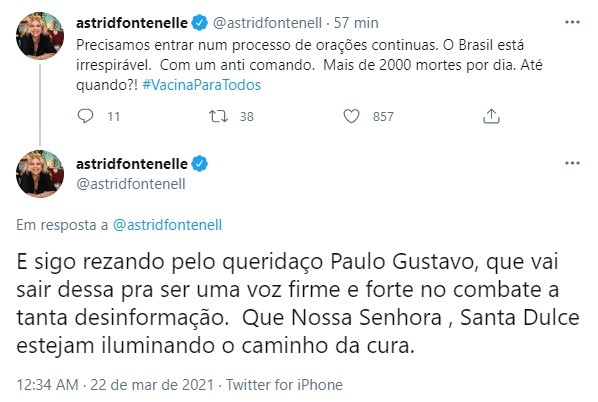 Paulo Gustavo é intubado no Rio de Janeiro; assessoria de imprensa ...