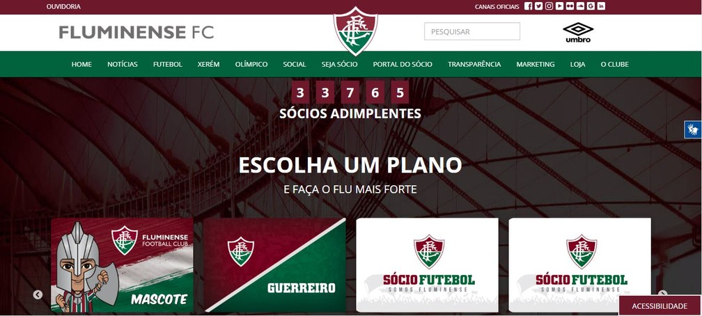 Contador de s�cios em tempo real no site oficial motivou torcida a criar campanha, mesmo com planos ainda antigos � Foto: Reprodu��o