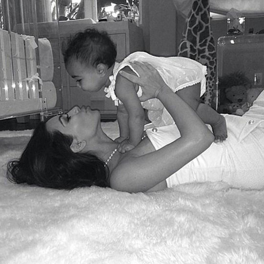 Kim Kardashian e North West (Foto: Reprodução / Instagram )