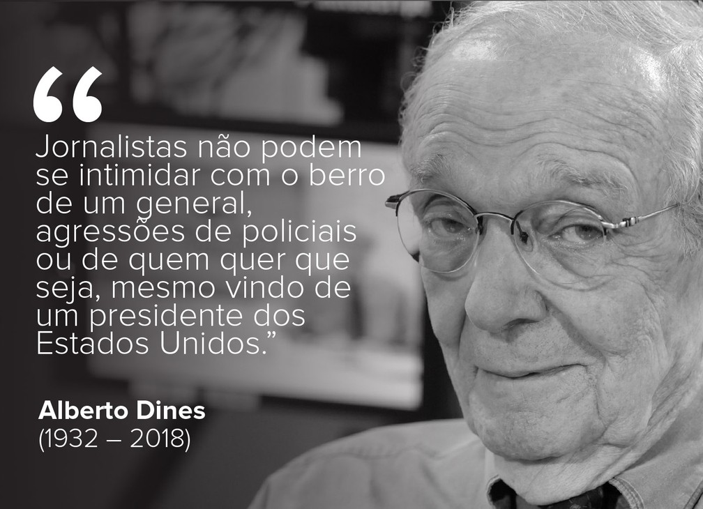 Alberto Dines era crítico de regimes autoritários (Foto: Ana Paula Oliveira Migliari/TV Brasil/EBC)
