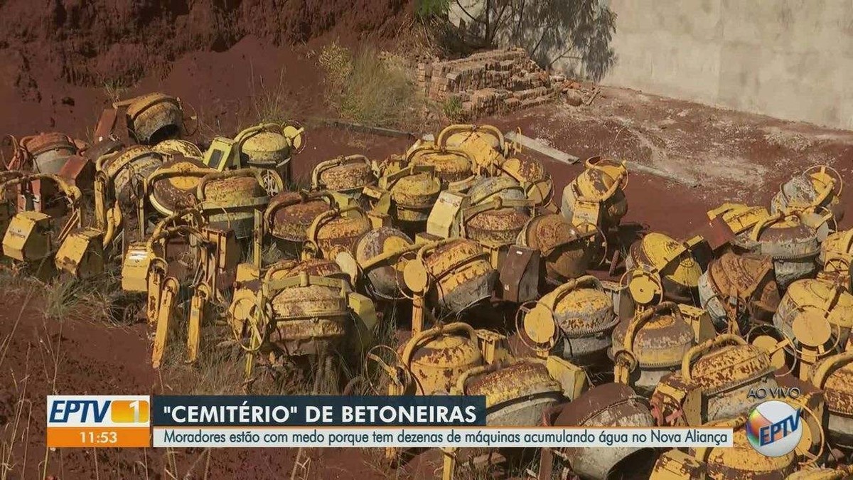 Les habitants se plaignent des bétonnières abandonnées dans le sud de Ribeirão Preto, SP |  Ribeirao Preto et la France