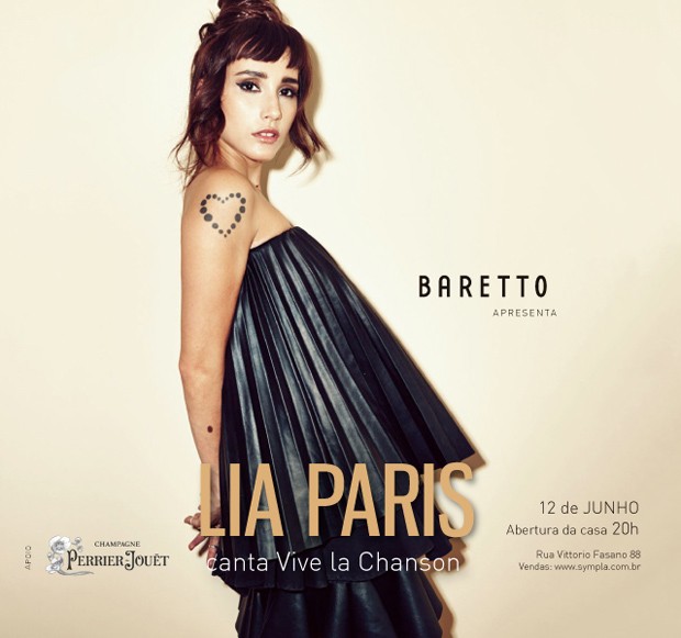 Baretto apresenta Lia Paris canta Vive La Chanson (Foto: Divulgação)