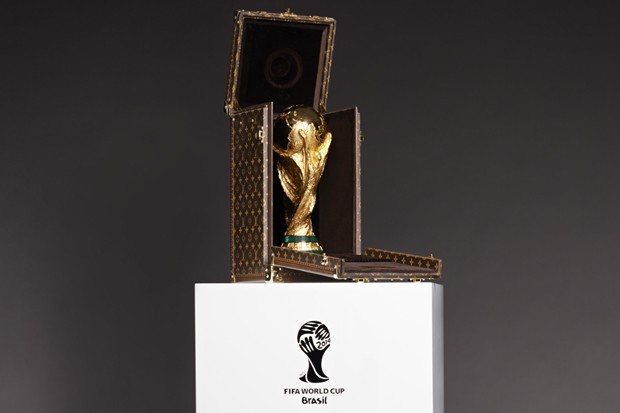Estojo da Louis Vuitton guarda a taça da Copa do Mundo (Foto: Divulgação)