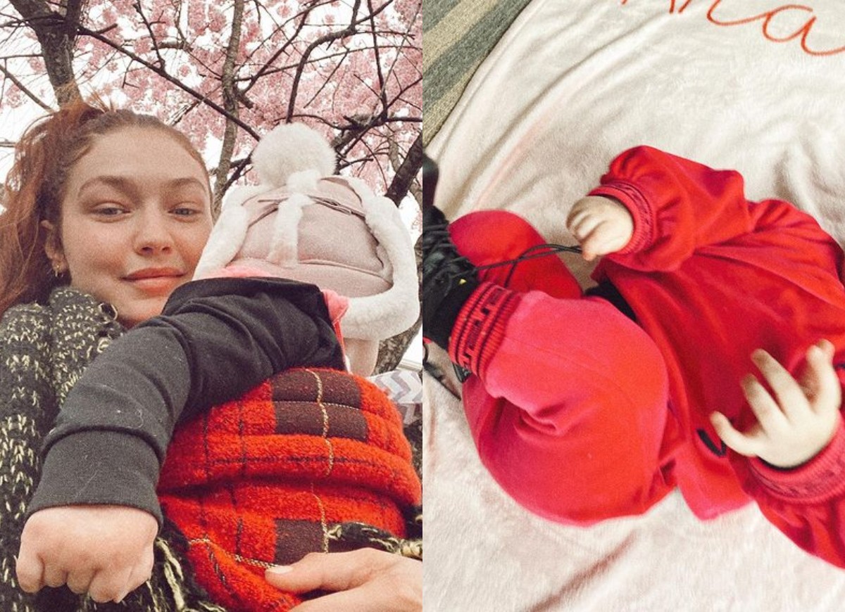 Gigi Hadid celebra 7 meses de Khai (Foto: Reprodução/Instagram)