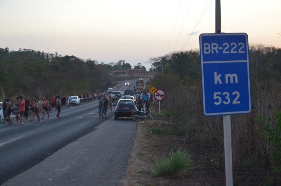 Acidentes ocorridos na BR-222 envolveram motocicletas — Foto: Divulgação/Polícia Rodoviária Federal