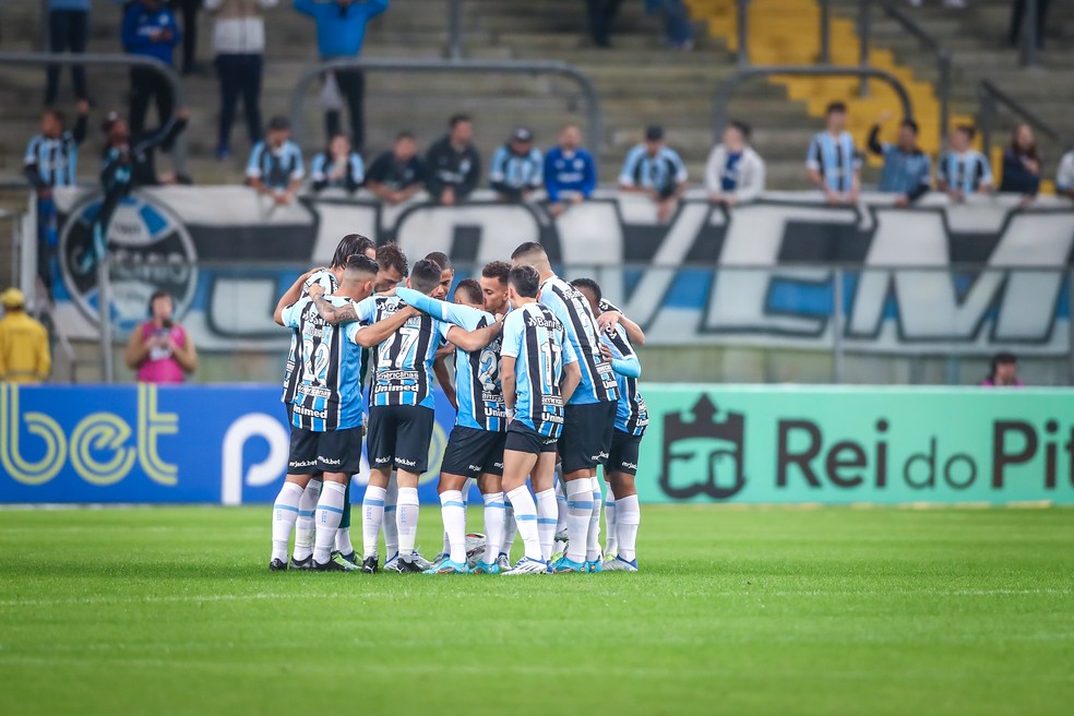Grêmio é quarto colocado na Série B — Foto: Lucas Uebel/Grêmio
