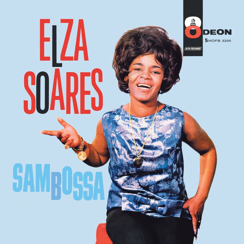 Capa do álbum 'Sambossa', lançado em 1963 por Elza Soares — Foto: Reprodução
