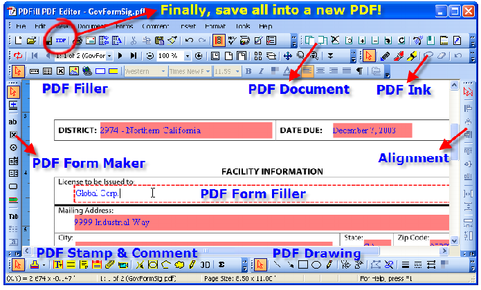 PDFill PDF Editor permite que você tenha um controle de edição completo (Foto: Divulgação/Softnic) 