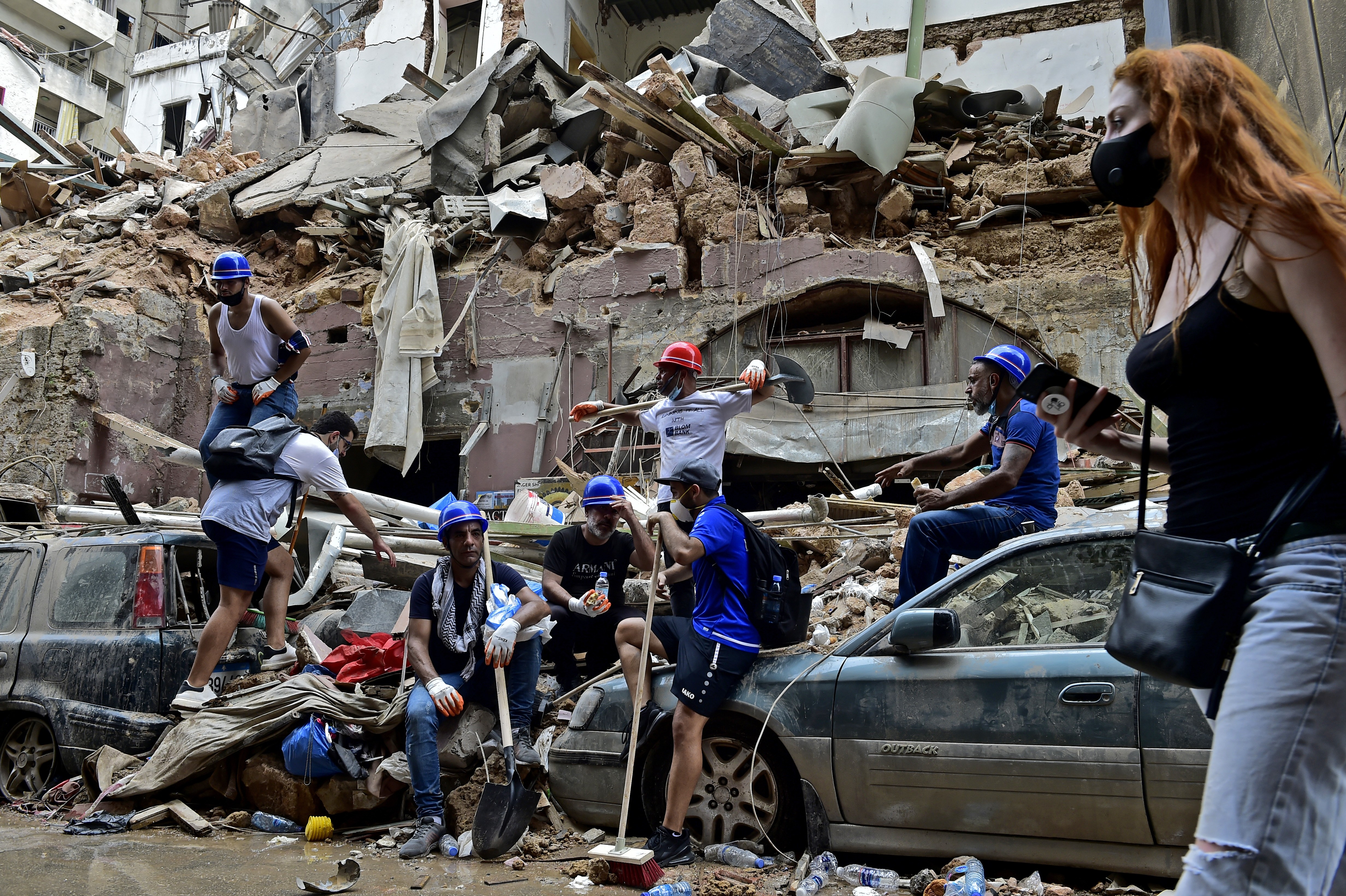 Explosão em Beirute, no Líbano (Foto: Getty)