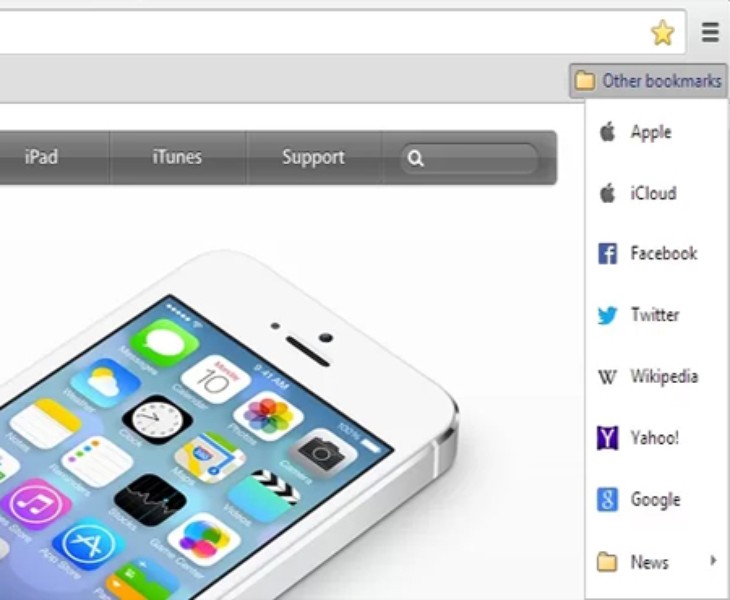 iCloud Bookmarks Download TechTudo