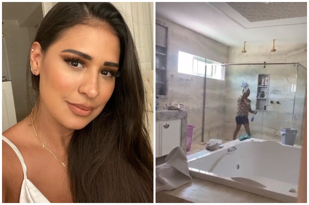 Simone mostra banheiro de mansão (Foto: Reprodução/Instagram)