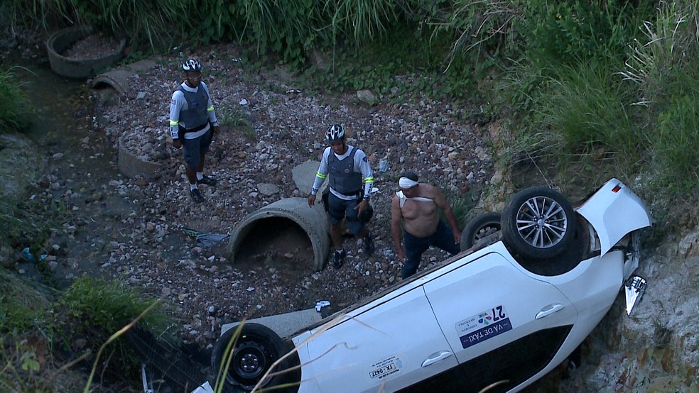 TrÃªs homens foram presos na tarde deste domingo (2) suspeitos de roubar um taxista em SÃ£o LuÃ­s. â€” Foto: ReproduÃ§Ã£o/ TV Mirante 
