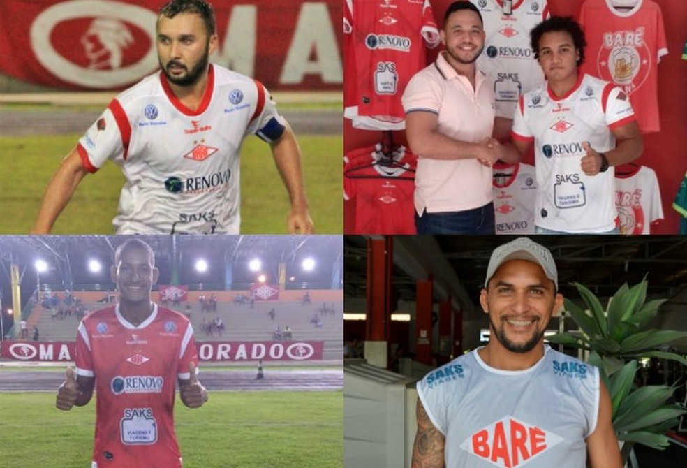 Quatro dos cinco reforços do Baré têm passagem pelo time Colorado em temporadas anteriores (Foto: GloboEsporte.com)