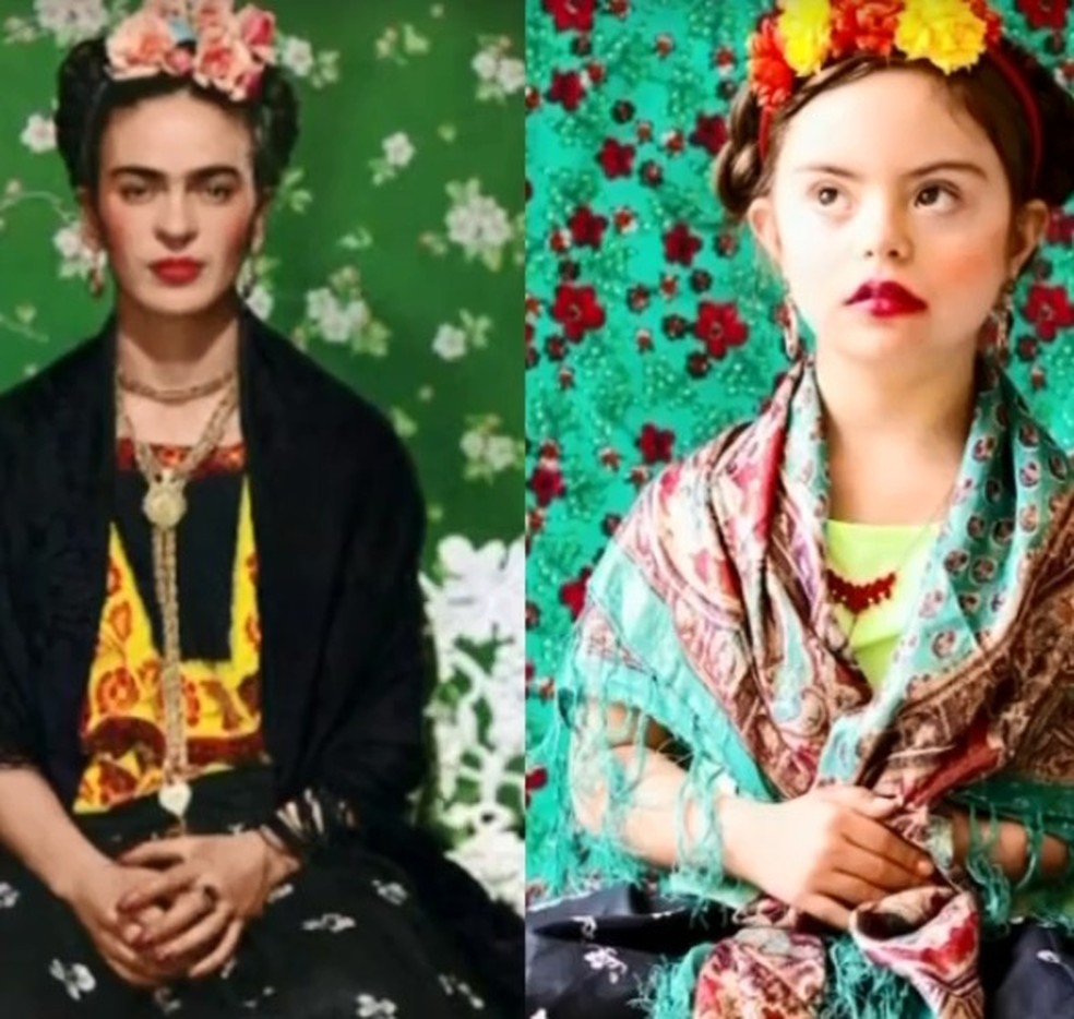 De Menino Maluquinho a Frida Kahlo: crian&ccedil;as fazem releituras de obras durante pandemia em Jundia&iacute; &mdash; Foto: Reprodu&ccedil;&atilde;o/TV TEM
