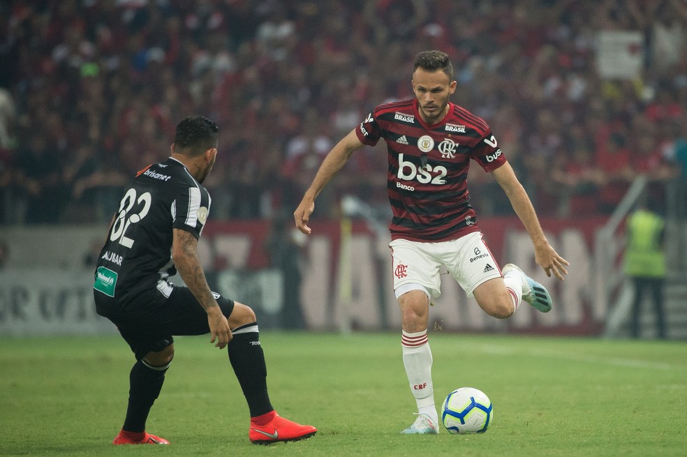 Ren&ecirc;, do Flamengo, em a&ccedil;&atilde;o contra o Cear&aacute; &mdash; Foto: Alexandre Vidal/Flamengo