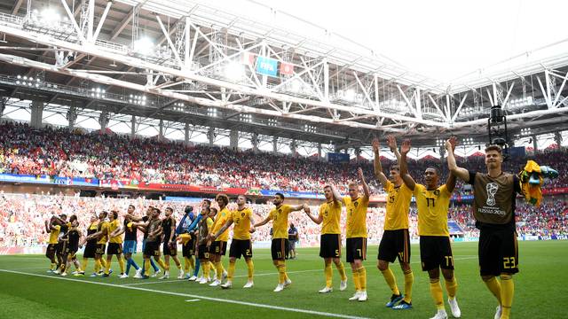 BÃ©lgica celebra vitÃ³ria sobre a TunÃ­sia