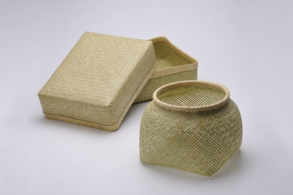 Itens originais do artesanato japonês compõem a mostra 'A Beleza do Artesanato de Tohoku', em cartaz na CAIXA Cultural Brasília até 30 de janeiro — Foto: Nami Anakubo/Divulgação