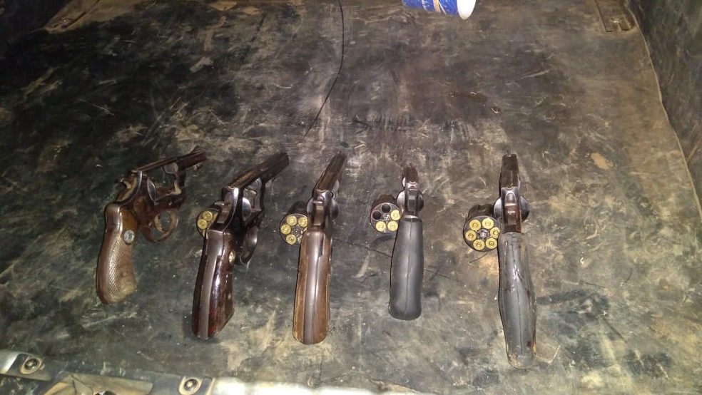 Ao todo, 1.388 armas foram apreendidas no perodo analisado  Foto: Polcia Militar/Divulgao