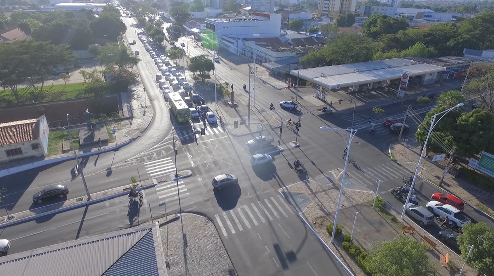 Imagem aérea do Centro de Teresina, Piauí, em 16 de agosto de 2021 — Foto: Magno Bonfim/ TV Clube