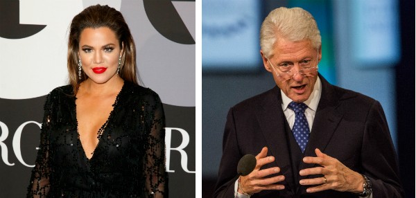 Khloe Kardashian disse que iria para a cama com Bill Clinton (Foto: Getty Images)