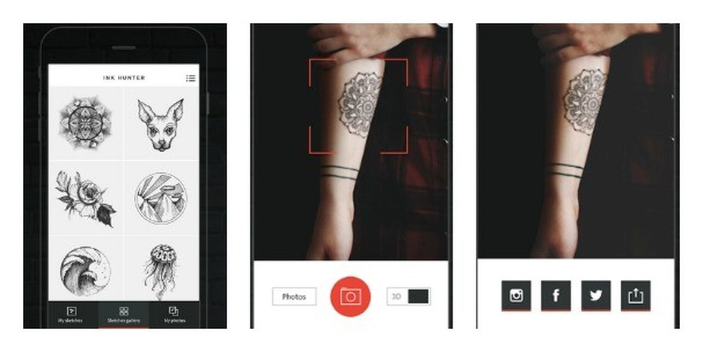 Aplicativo De Tatuagem Permite Testar Desenhos Na Pele Virtualmente Lifestyle Glamour