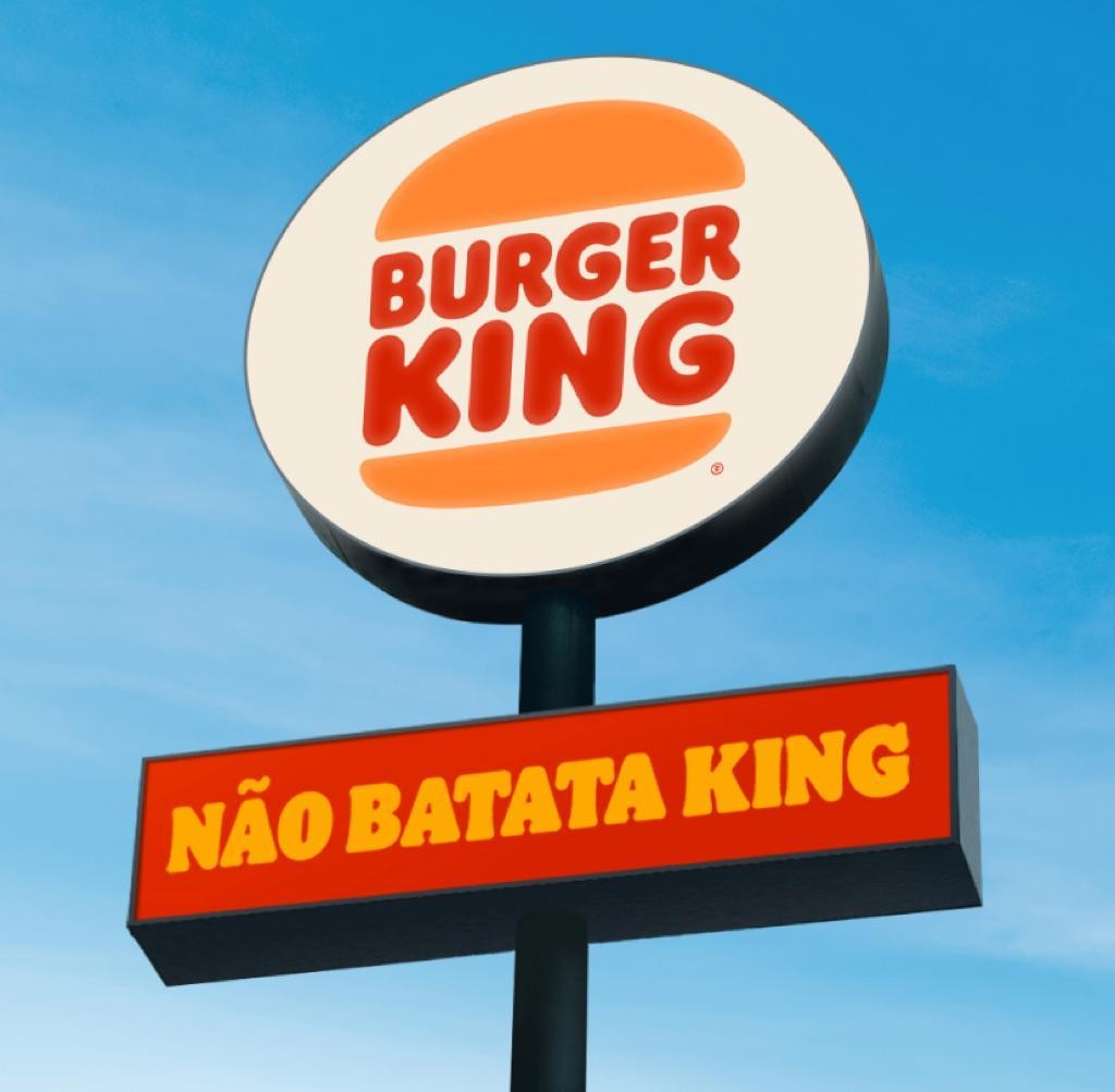 Promoção do Burger King dará lanches grátis para clientes que chegarem com batata frita do McDonald's (Foto: Divulgação)