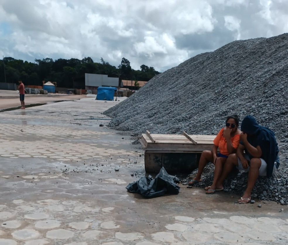 Familiares descobriram que corpo de Marciele estava dentro de tambor nas depend&ecirc;ncias de empresa, em Barcarena &mdash; Foto: Arquivo Pessoal
