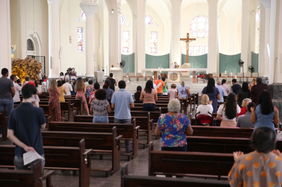 Fortaleza terá várias missas em igrejas católicas na Semana Santa  — Foto: Fabiane de Paula/Sistema Verdes Mares