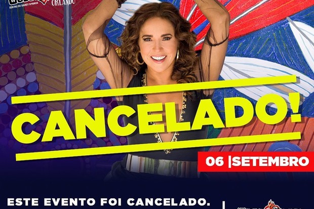 Daniela Mercury cancela shows nos Estados Unidos (Foto: Reprodução/Instagram)
