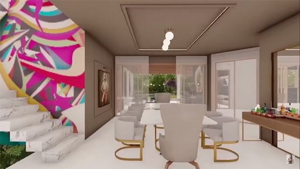 Virgínia Fonseca mostra projeto de decoração da nova casa (Foto: Reprodução / Youtube)
