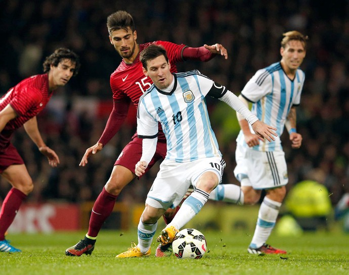Messi, Argentina X Portugal (Foto: Agência Reutes)