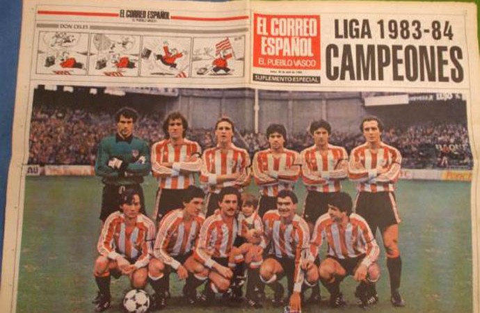 Jornal athletic bilbao 1984 (Foto: Reprodução)
