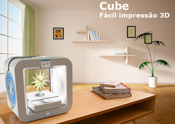 Cube é um dos modelos mais queridinhos das impressoras 3D (Foto: Divulgação/Cube)