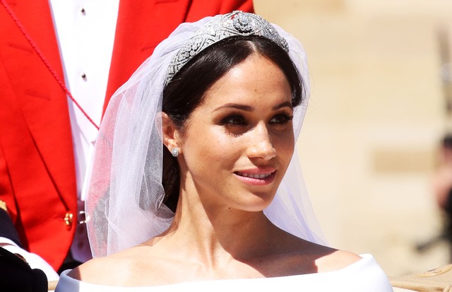 WINDSOR, ENGLAND - MAY 19:  The Duchess of Sussex departs after her wedding to Prince Harry, Duke of Sussex at St George's Chapel, Windsor Castle on May 19, 2018 in Windsor, England.  (Photo by Chris Jackson/Getty Images) (Foto: Getty Images)