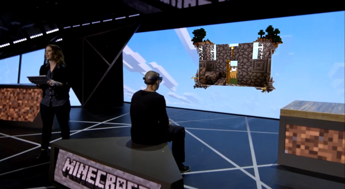 E3 Minecraft Hololens (Foto: Divulga??o)