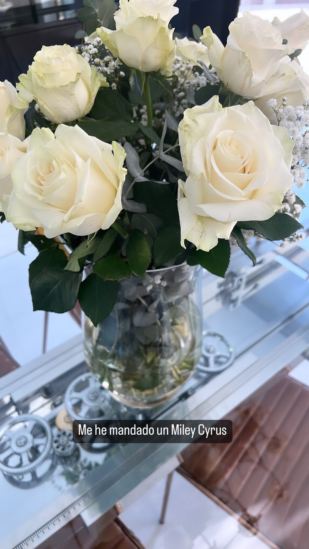 Joana Sanz se dá flores em meio à polêmica com Daniel Alves preso — Foto: Reprodução / Instagram