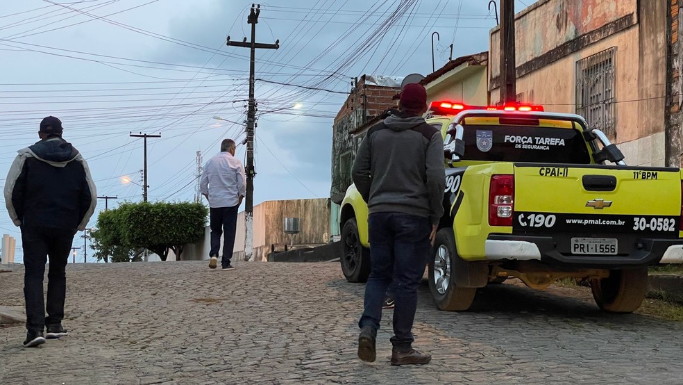 Equipes da Força Tarefa participam de operações em Maceió e Penedo, Alagoas — Foto: Thaís Lins/Ascom SSP
