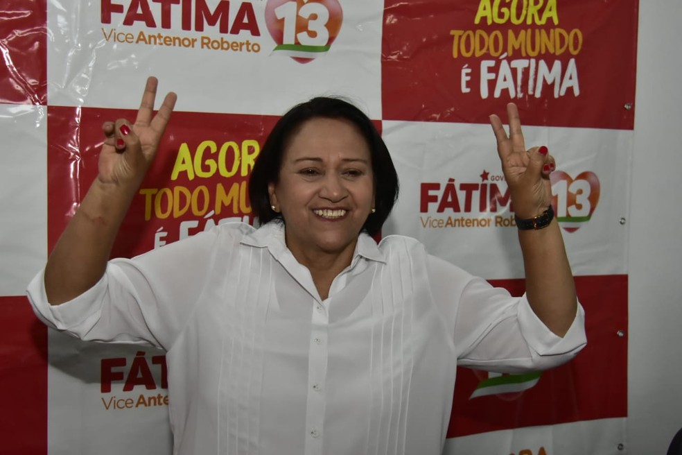 Fátima Bezerra é a governadora eleitoa mais votada da história do Rio Grande do Norte — Foto: Pedro Vitorino