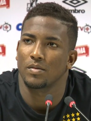 Thalles em coletiva pelo Vasco (Foto: reprodução)