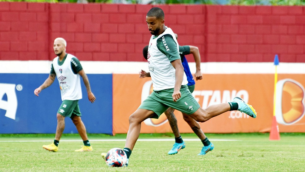 Jorge em treino do Fluminense — Foto: Mailson Santana / Fluminense FC