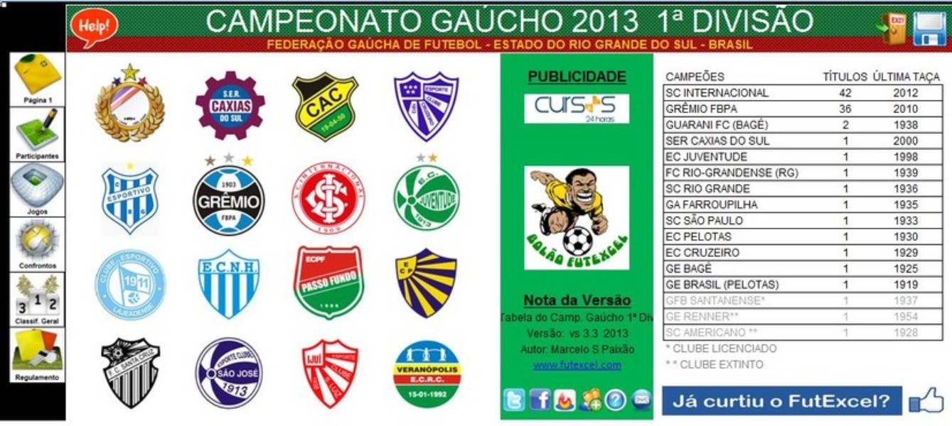 Tabela Campeonato Gaúcho 2013 Download TechTudo