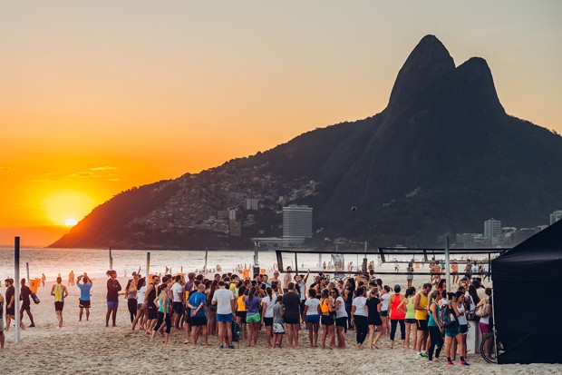 Clube da corrida organizado pela Nike, no Rio de Janeiro (Foto: Divulgação)