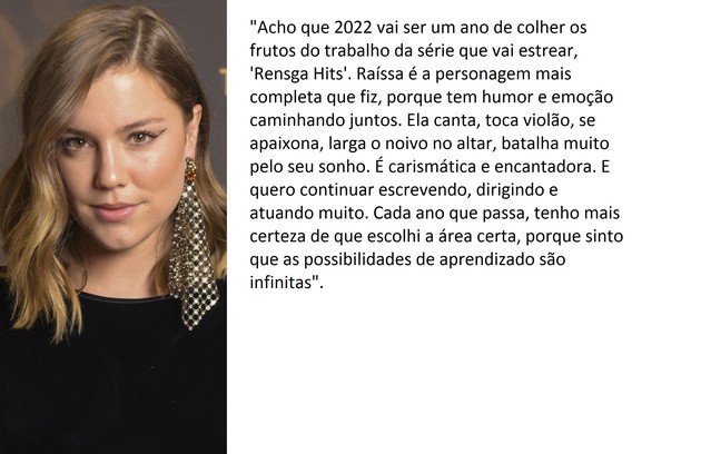 Alice Wegmann protagoniza 'Rensga Hits!', que estreará em 2022 no Globoplay (Foto: Globo)
